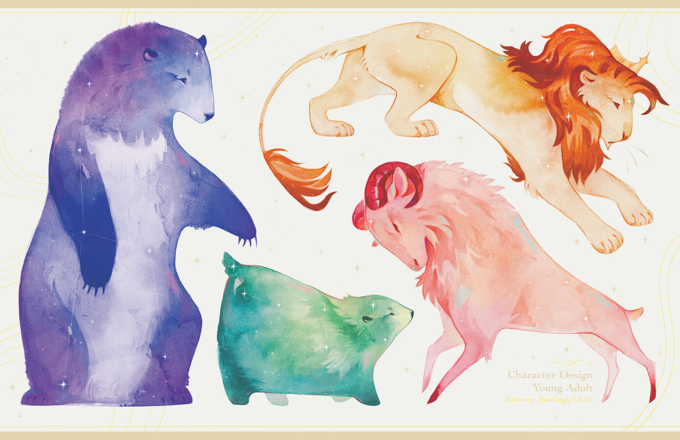 Young Adult Characters - Constelations