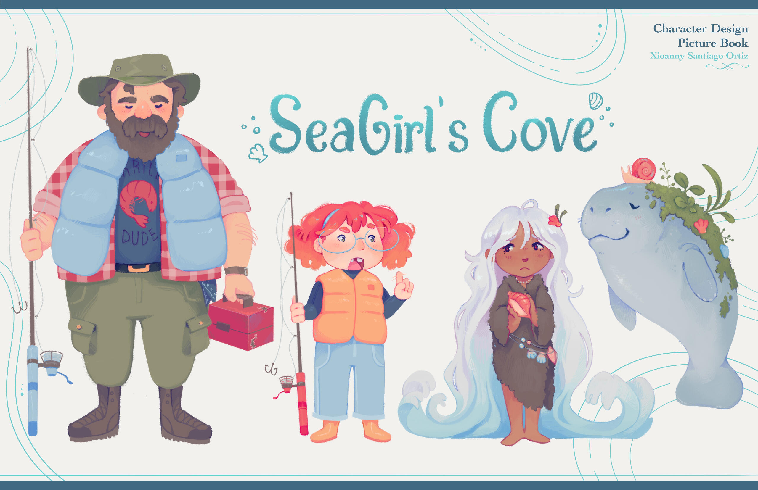 Picture Book Characters - Sea Girl&#39;s Cove