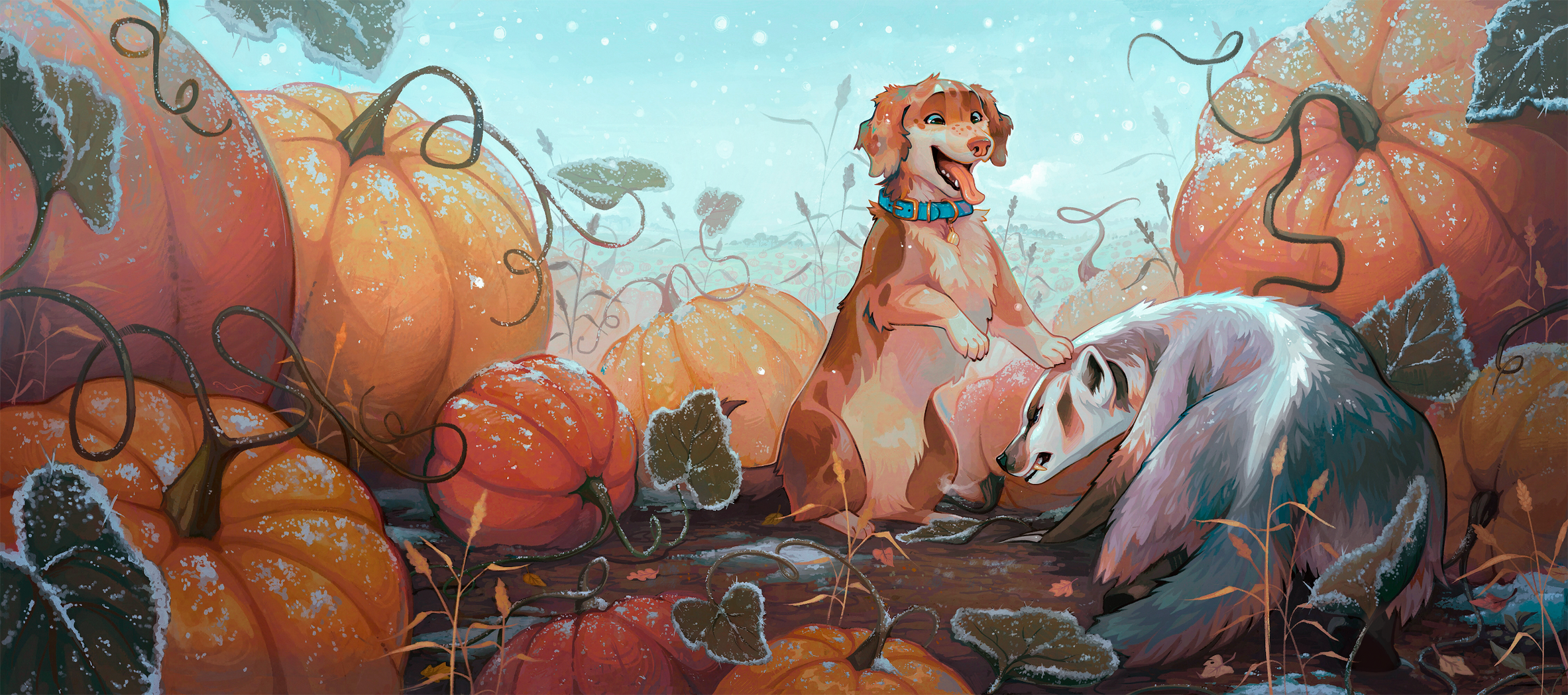 what grows in a pumpkin patch